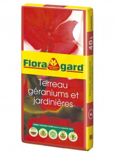 terreau geranium 40 litres ( floragard )