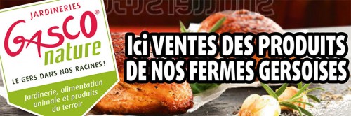 Ventes de produits de nos fermes gersoises